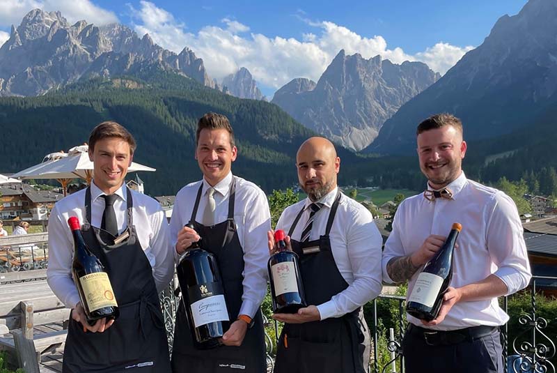 Eine Magnumflasche als Highlight am Sonntag