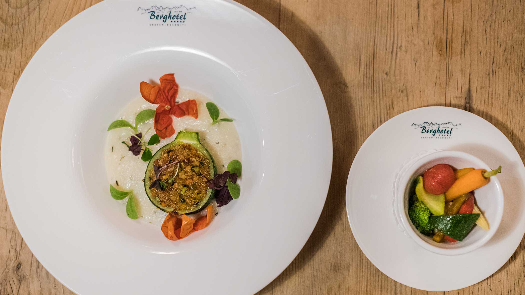 Zucchini mit Amaranth