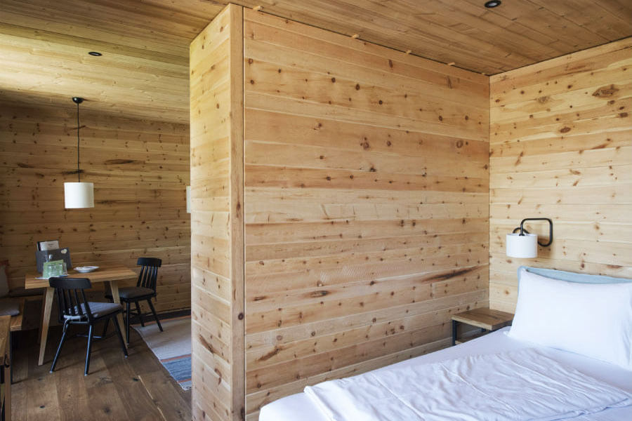 Zirbenappartement Sonnenuntergang