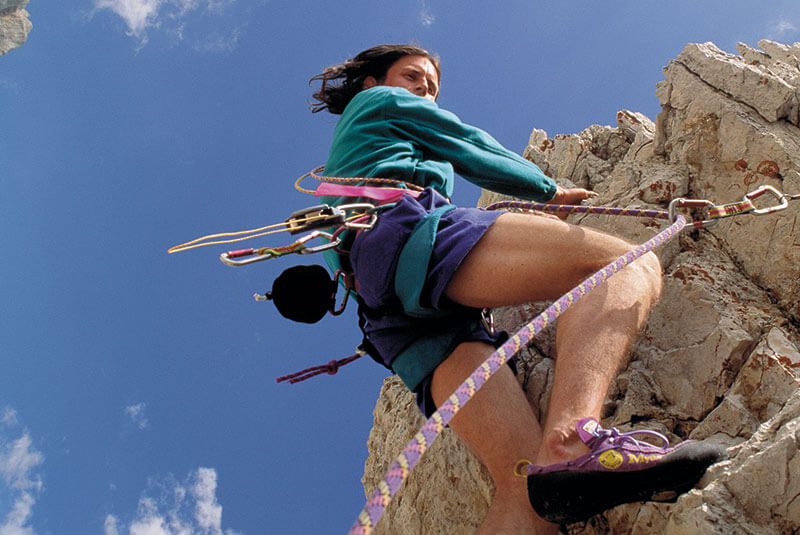 Climbing day with the mountain guide
