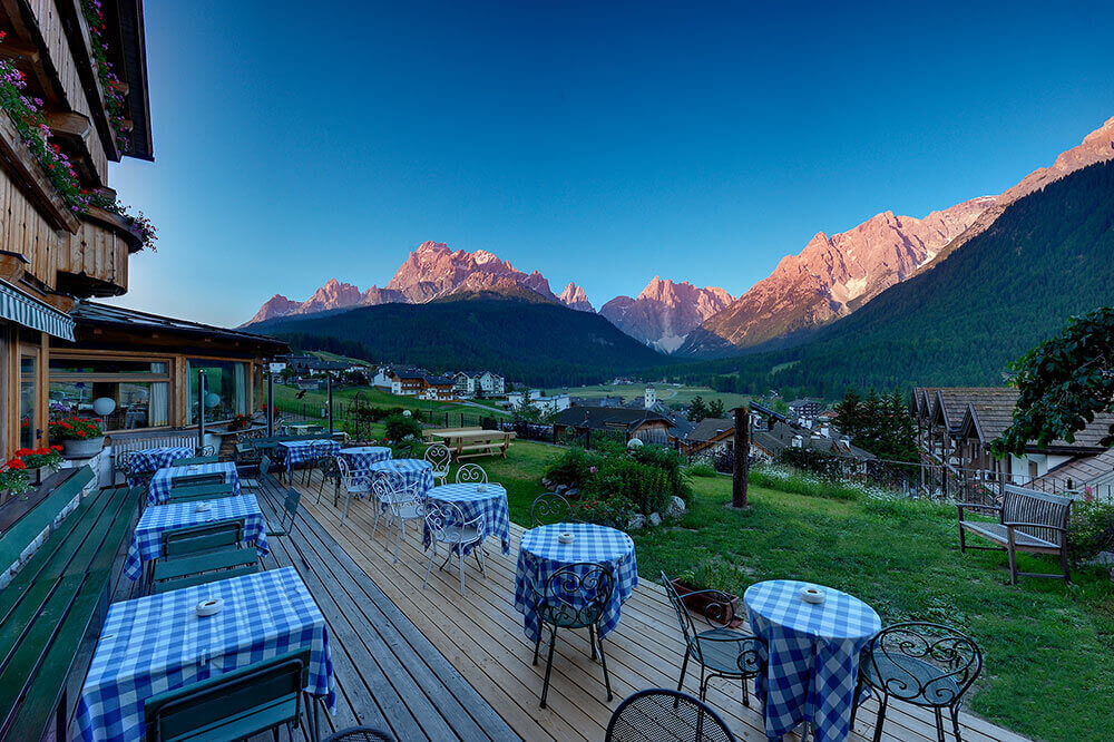 Vista sulle Dolomiti di Sesto