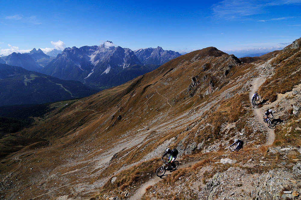 Mountainbike nelle Dolomiti di Sesto