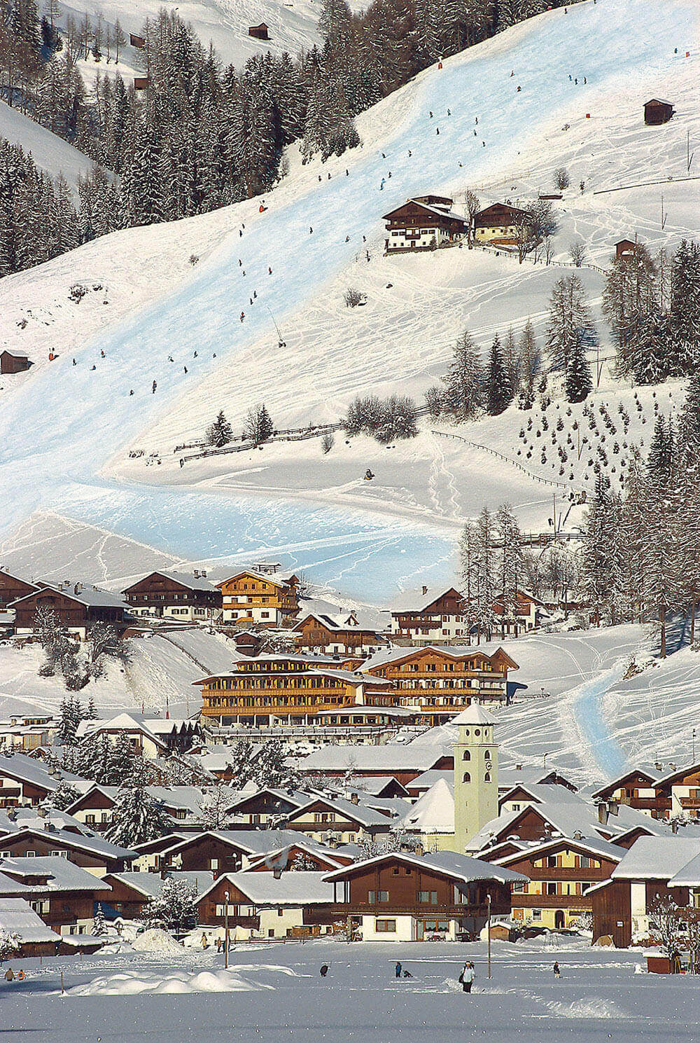 Sciare direttamente dal Berghotel