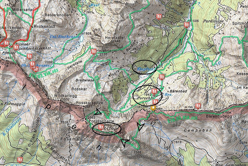 Porze – Ferrata Cima Palombino