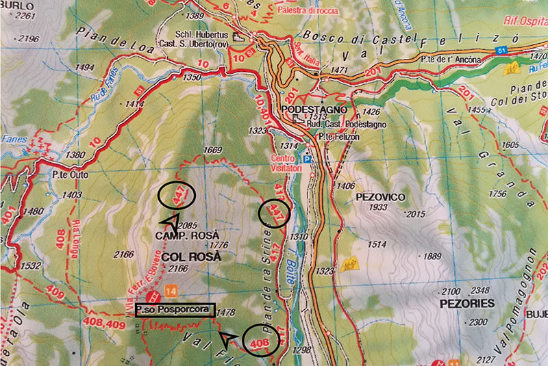 Via Ferrata Ettore Bovero - Col Rosà