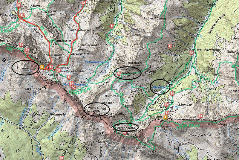 Sentiero attrezzato D’Ambros Corrado