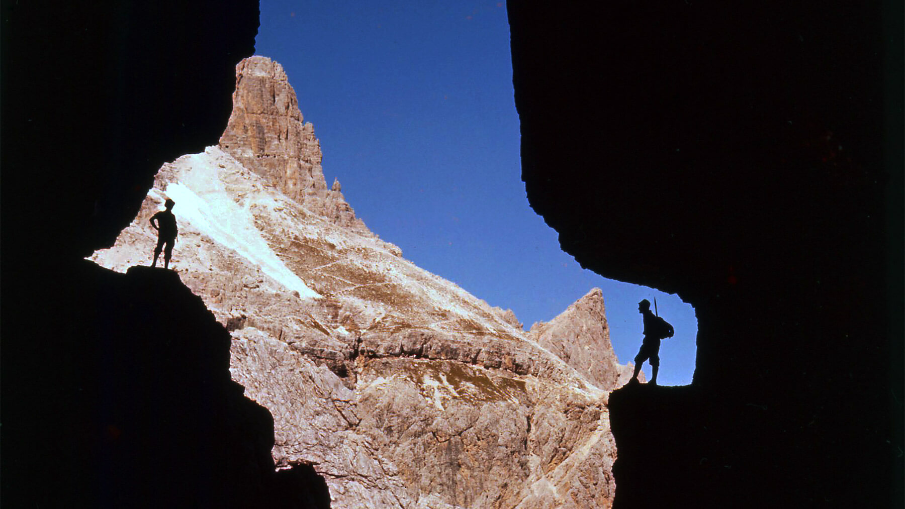 Strada degli Alpini nelle Dolomiti di Sesto