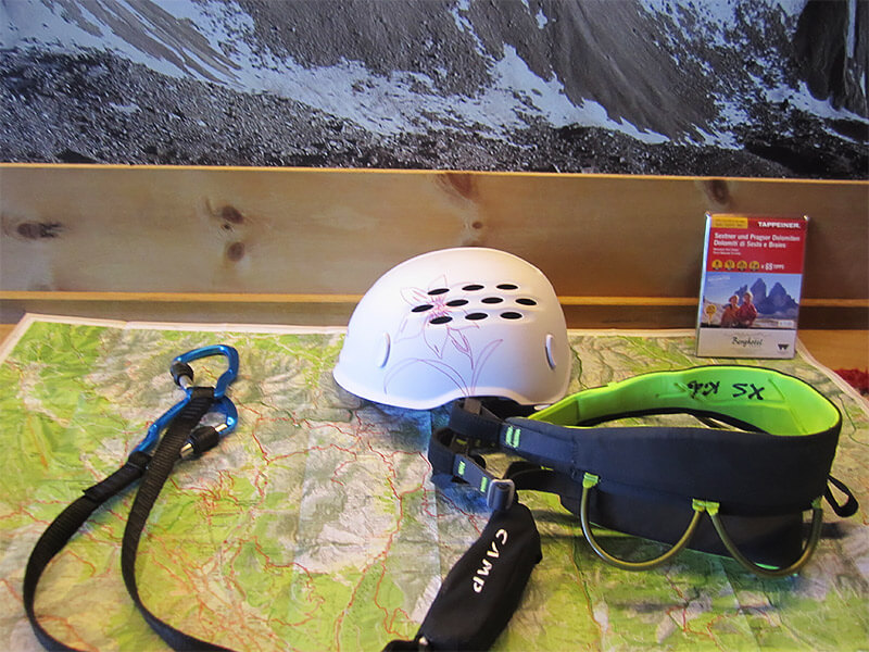 Attrezzatura giusta per la ferrata 