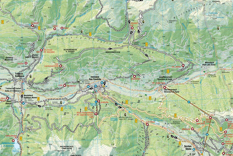 Karte: Mountainbike-Tour auf das Marchkinkele