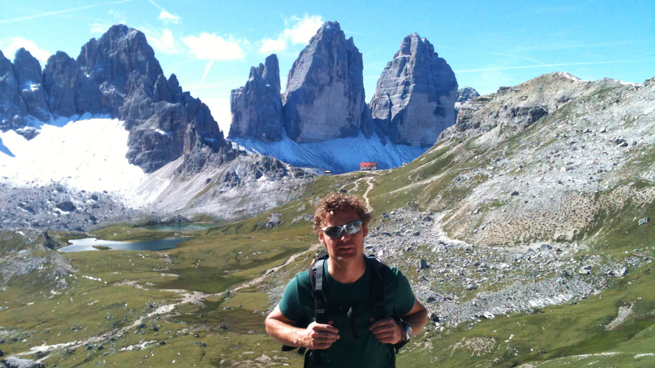 Walter Holzer beim Aufstieg zur Schusterplatte