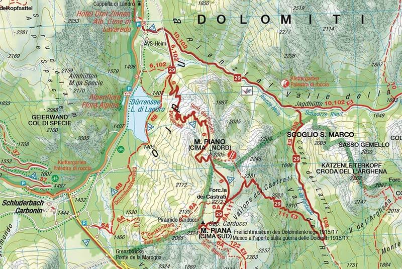 Wanderung auf dem Pionierweg | Monte Piana in den Dolomiten - Berghotel