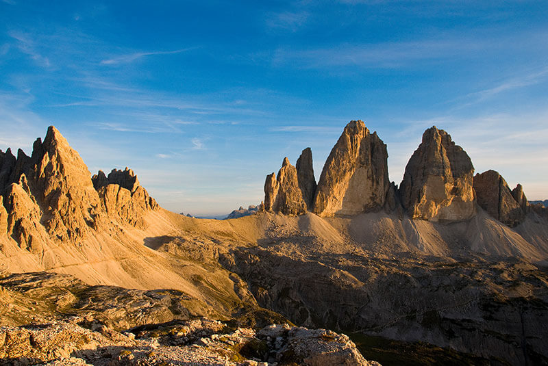 Via ferrata Monte Piano in the Dolomites