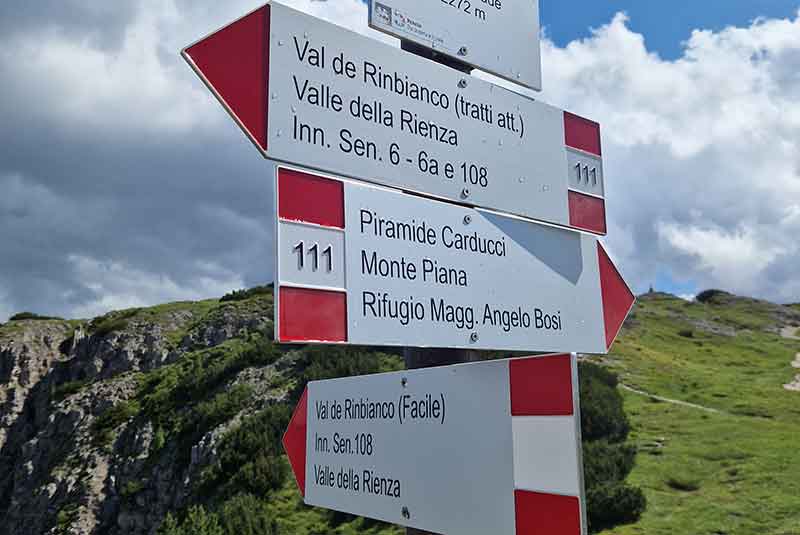 Hiking tour Monte Piana/o