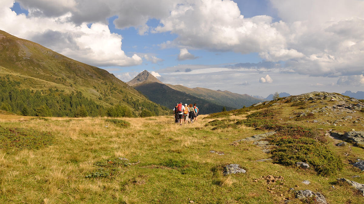 Wanderung mit der Alpinschule Drei Zinnen zwischen Klammbach-und Nemes Alm