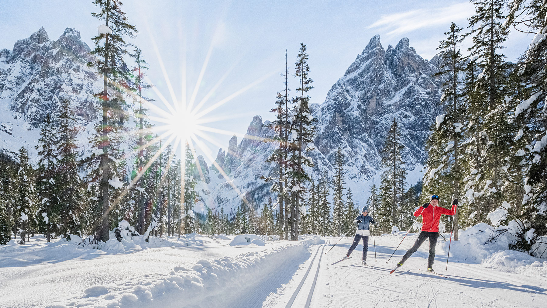 Langlaufen im Fischleintal
