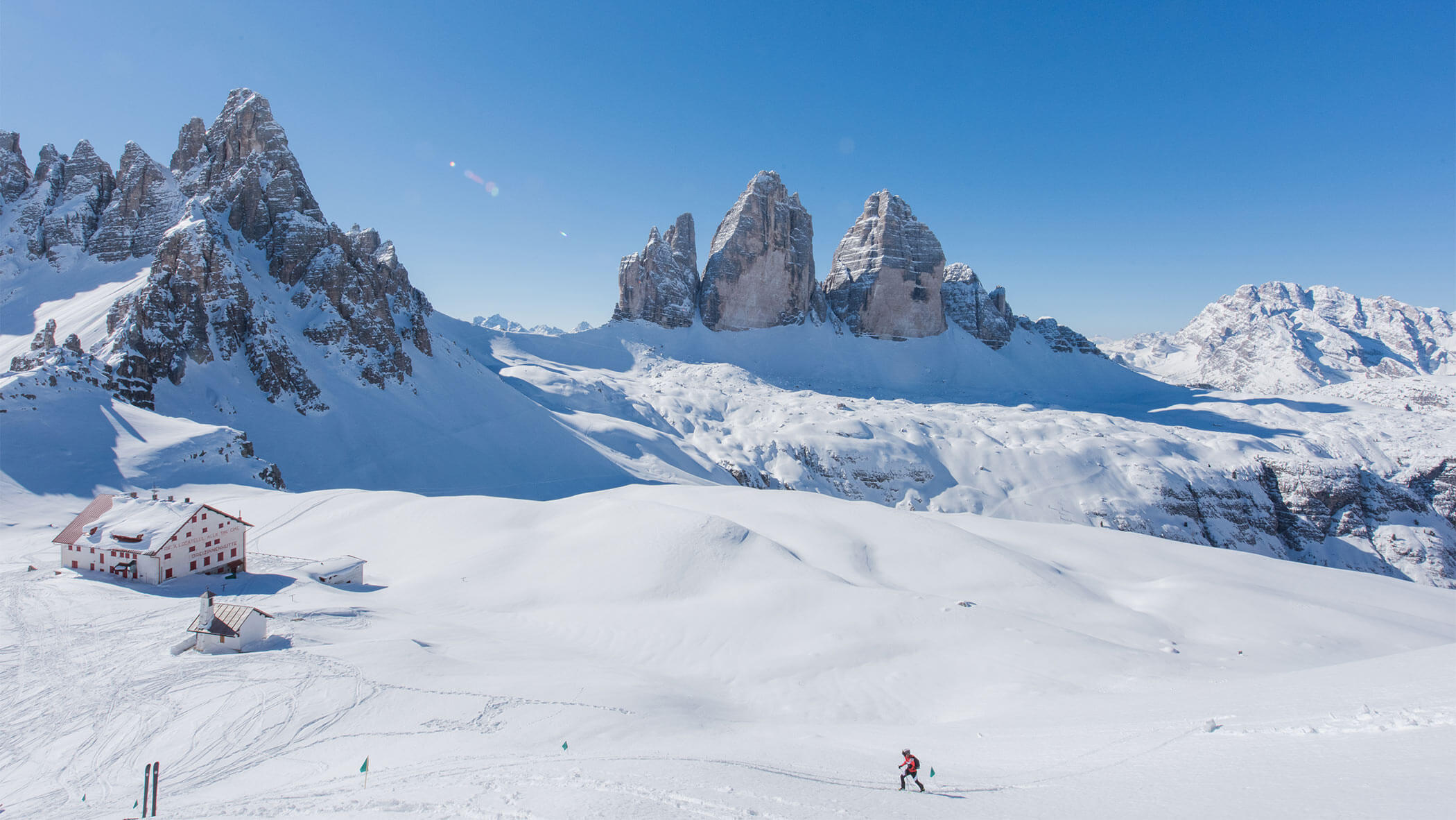 Ski tours in the Dolomites of Sesto