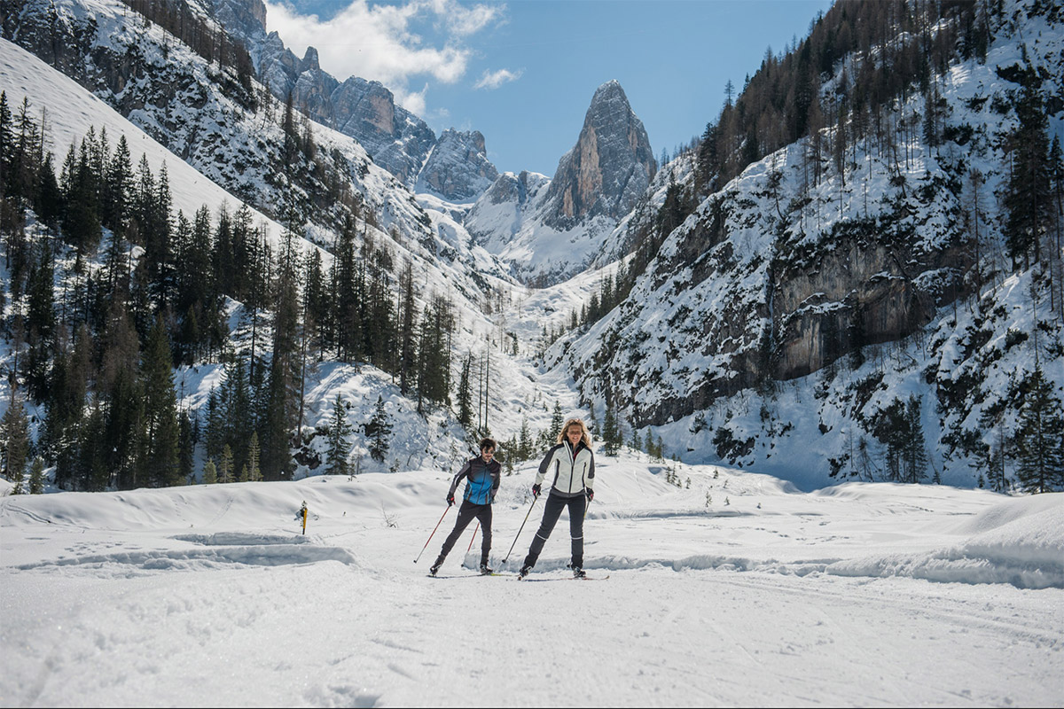 Sci di fondo nella bellissima Val Fiscalina