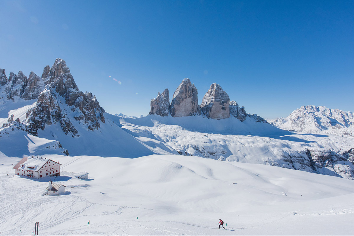 Scialpinismo alle Tre Cime sul Sasso di Sesto