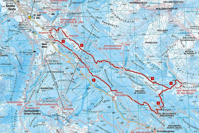 Winterwanderung zur Nemesalm in Sexten