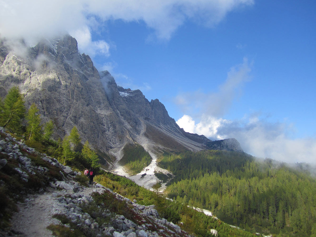 Sentiero per le famiglie sui Prati di Croda Rossa