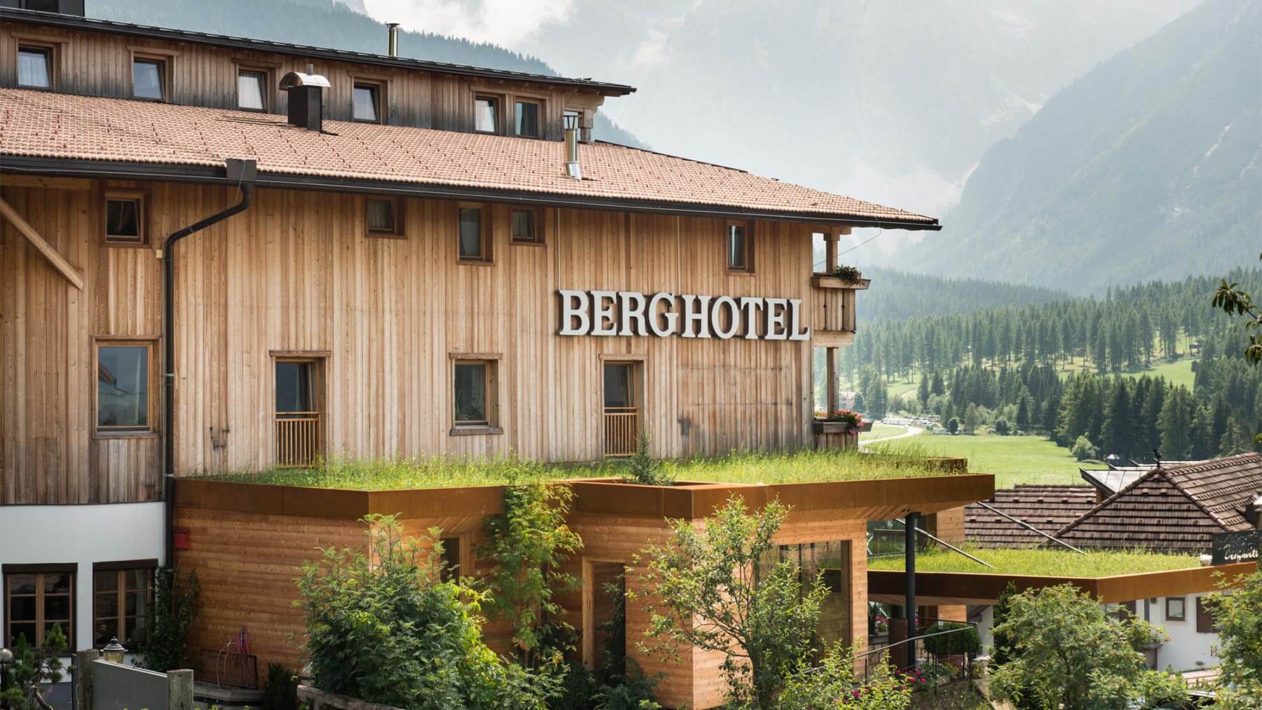 The Berghotel entrance