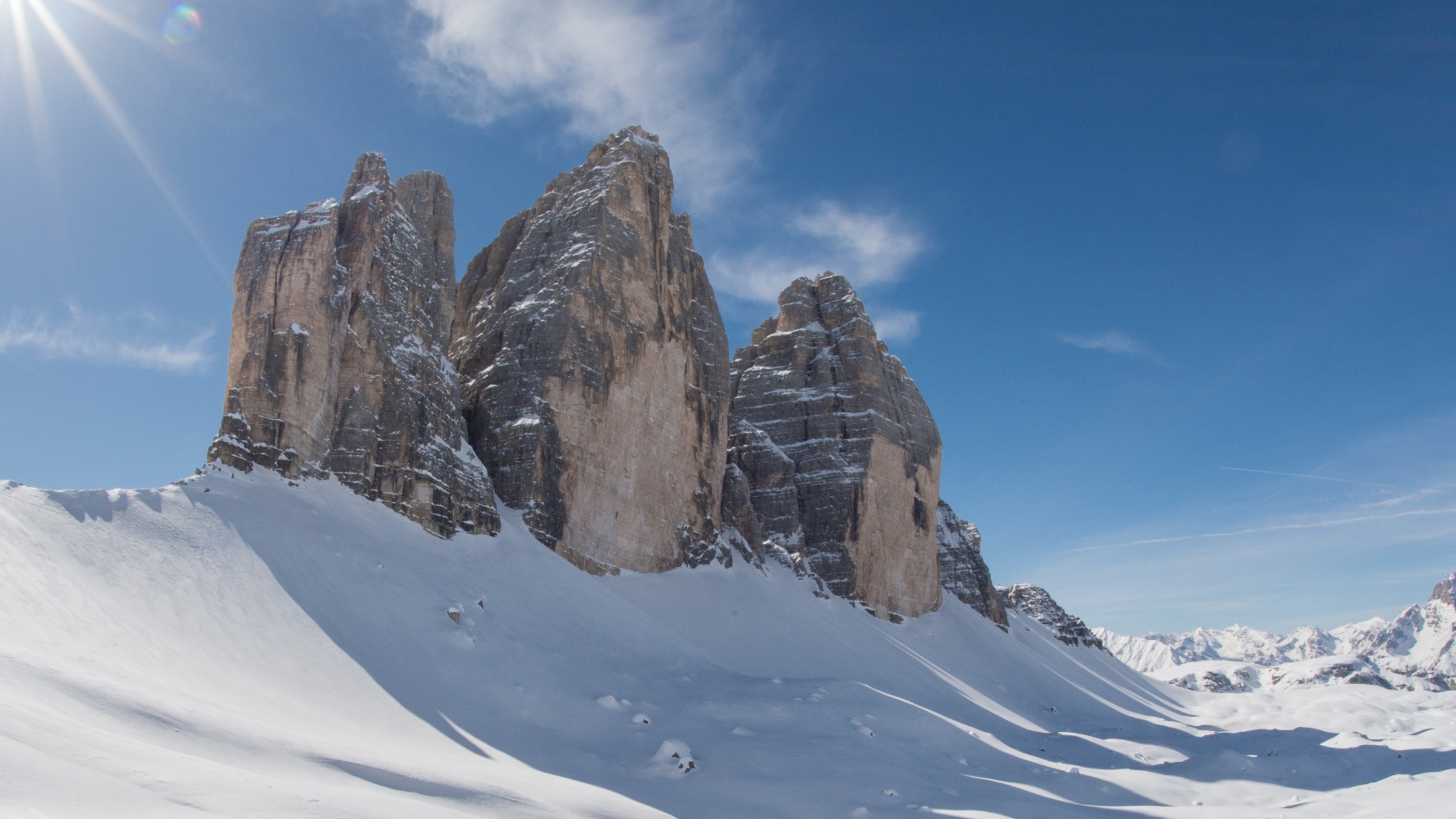 The Three Peaks in winter