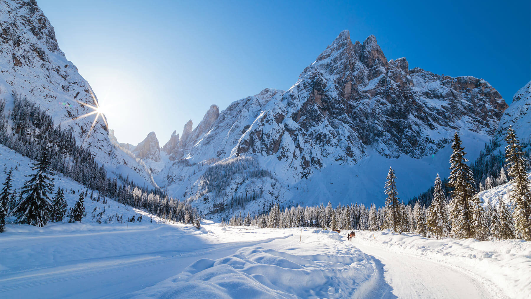 Val Fiscalina in winter
