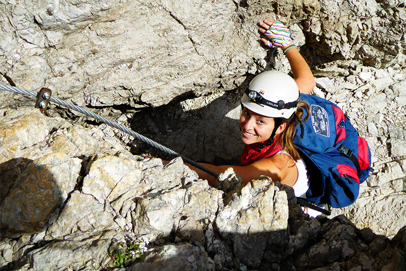 Via ferrata Strada degli alpini (2717 m)
