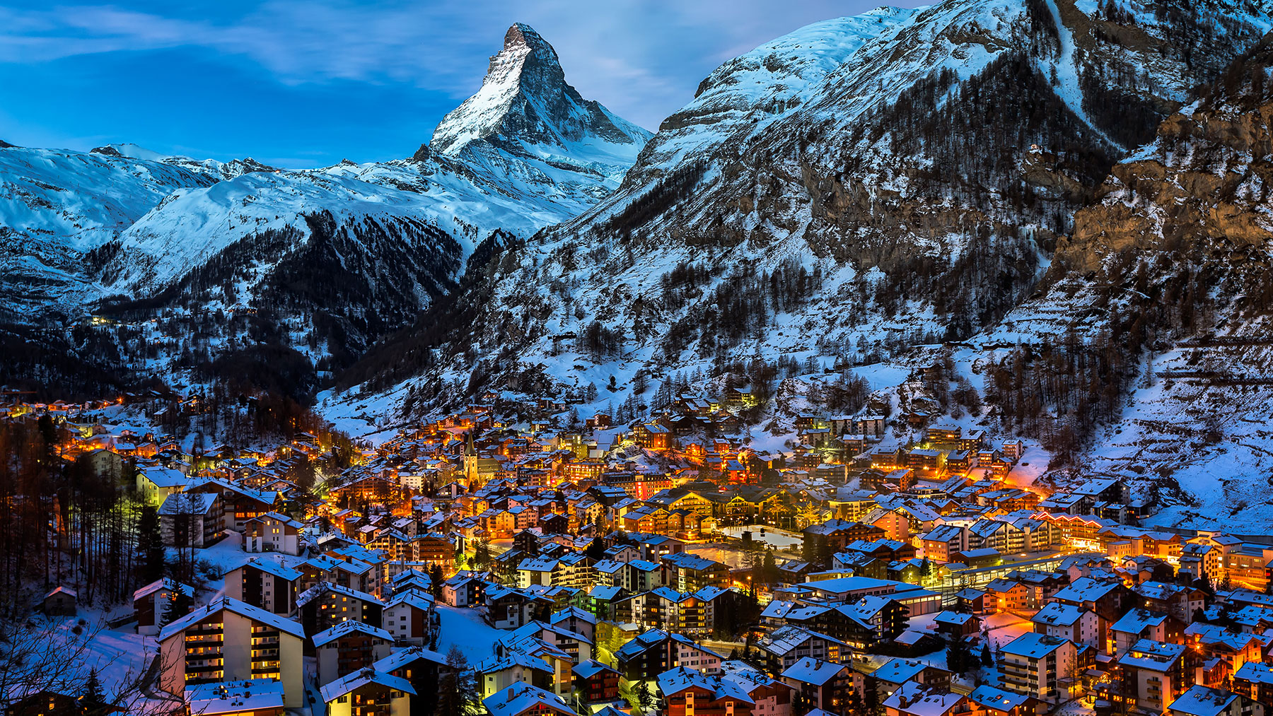 Sesto-Zermatt at night