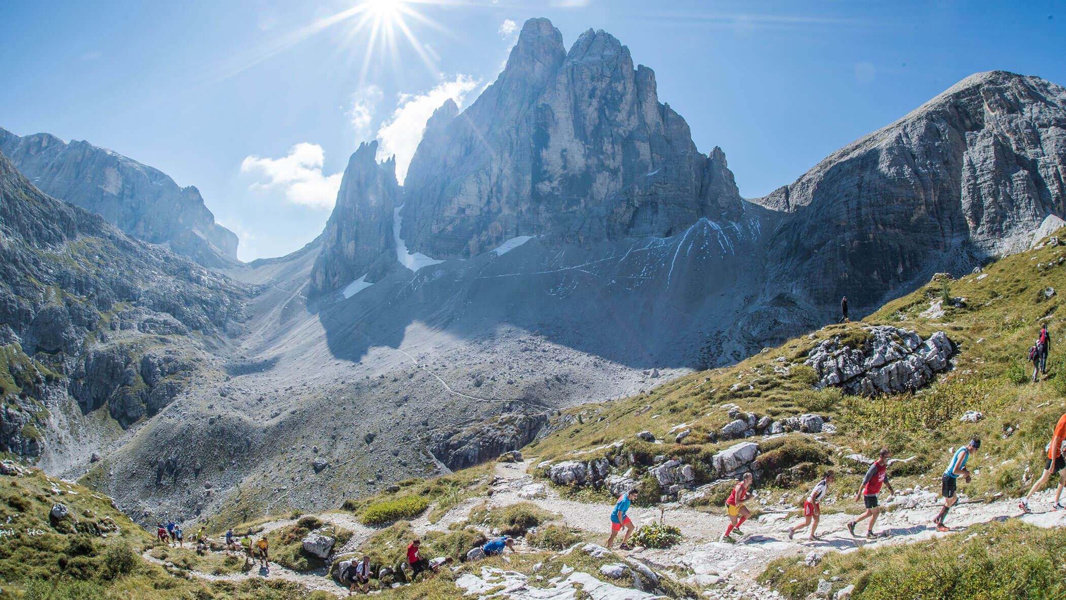 Zwölferkofel beim Drei Zinnen Alpine Run