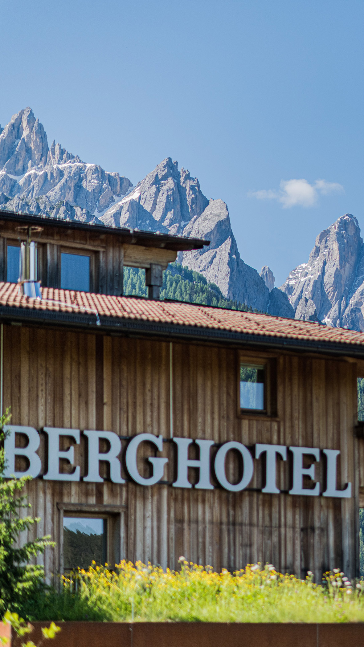 Berghotel in the summer