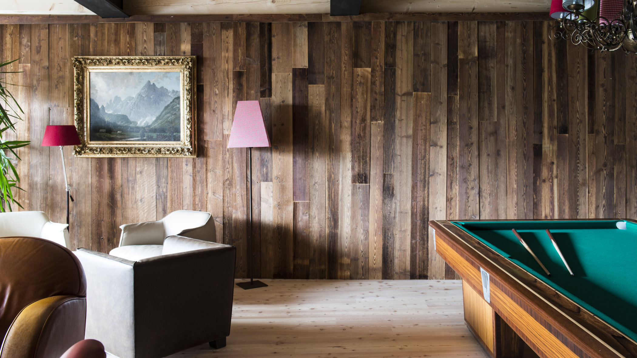 Billiards room in the Berghotel