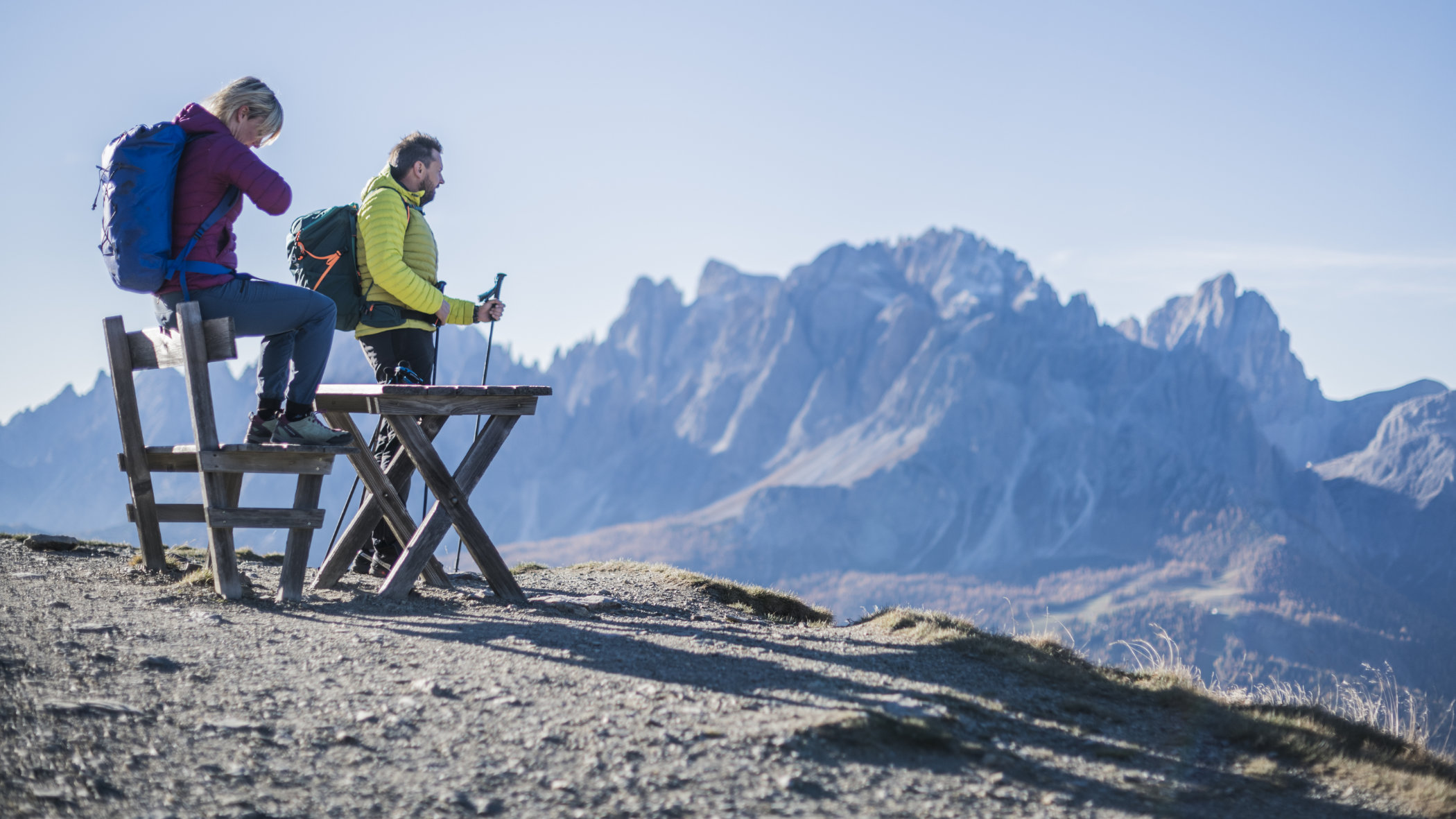 Hiking at the Mount Elmo