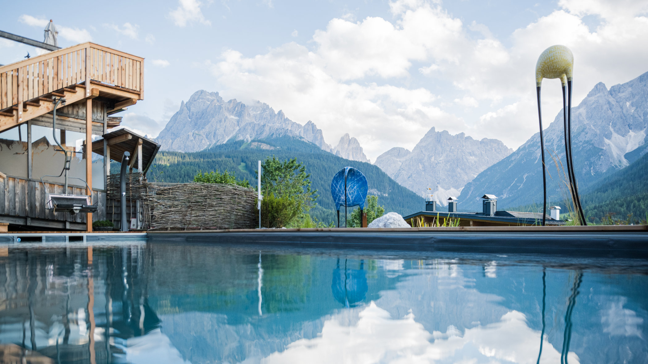 Berghotels nature swimming pool