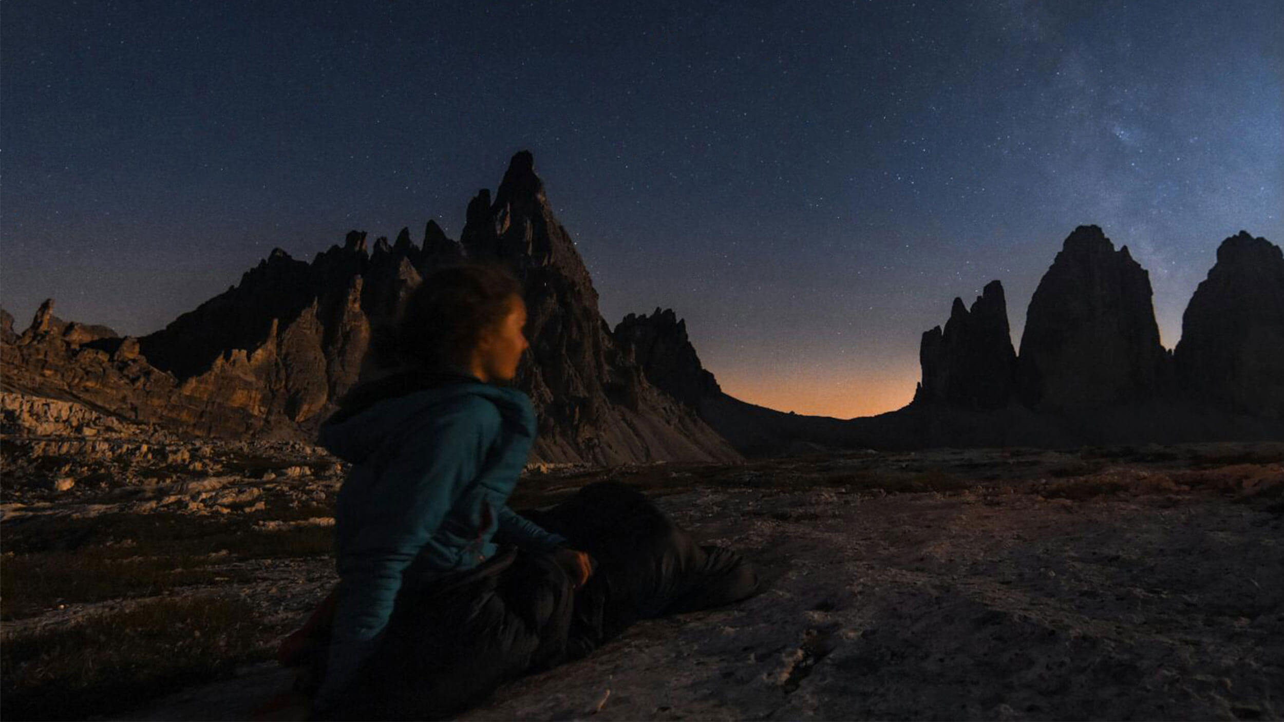 The far east of the Dolomites of Sexten – overlay