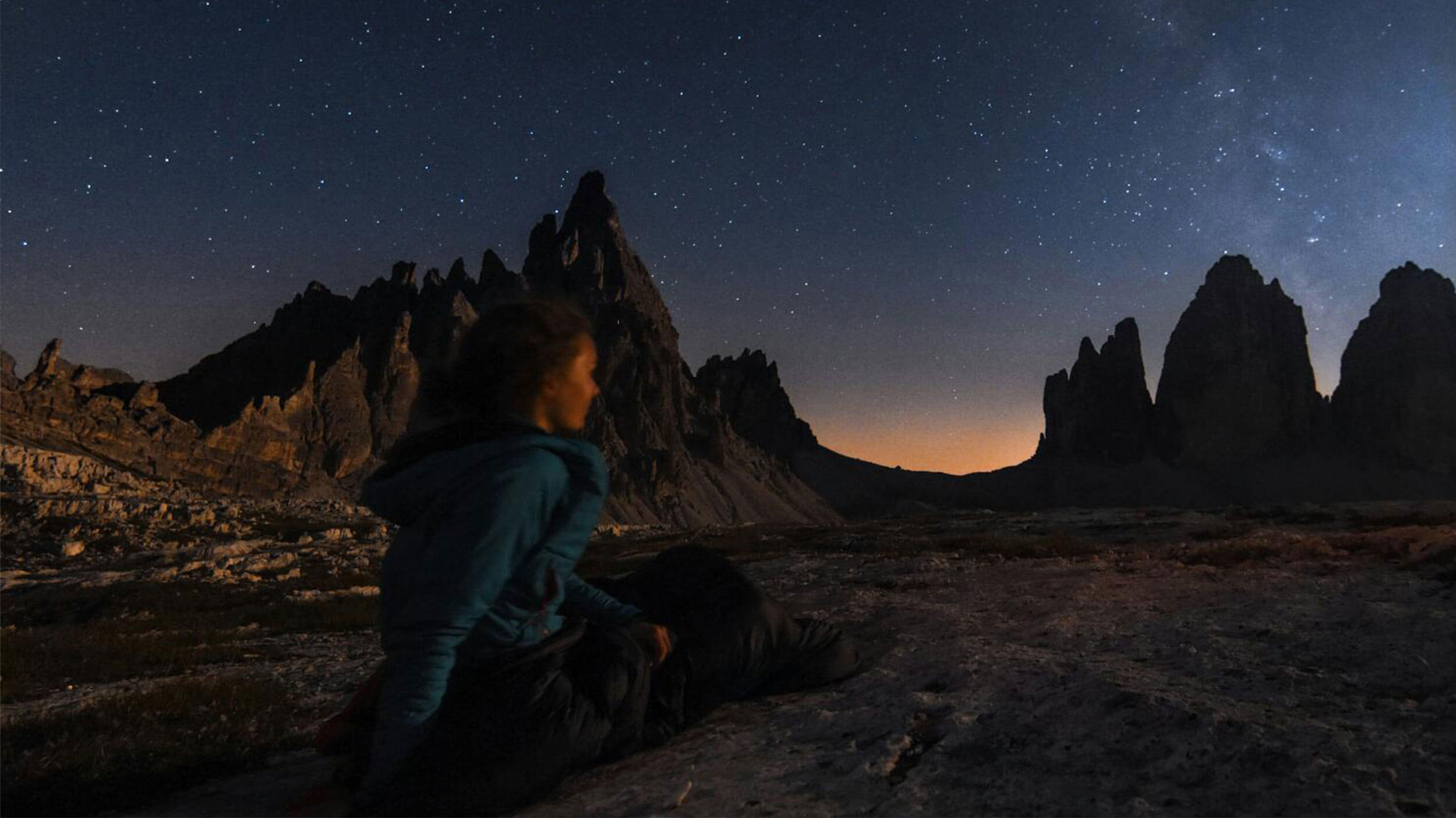 The far east of the Dolomites of Sexten – in the middle of the rocks and nobody around