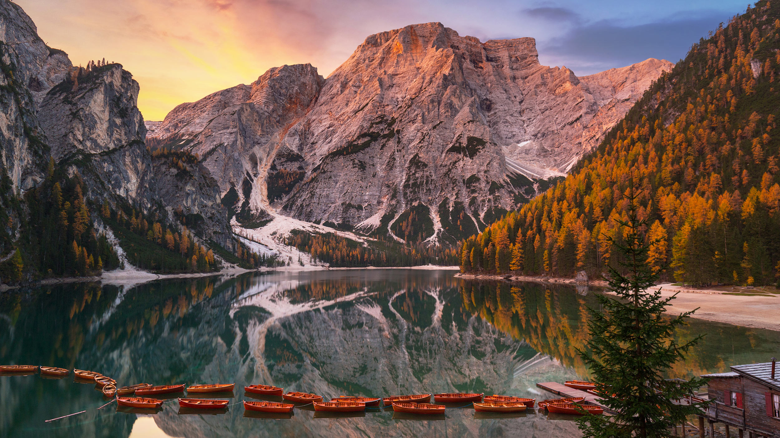 The Lake Braies in the evening – when everybody has gone – then it is the most beautiful lake