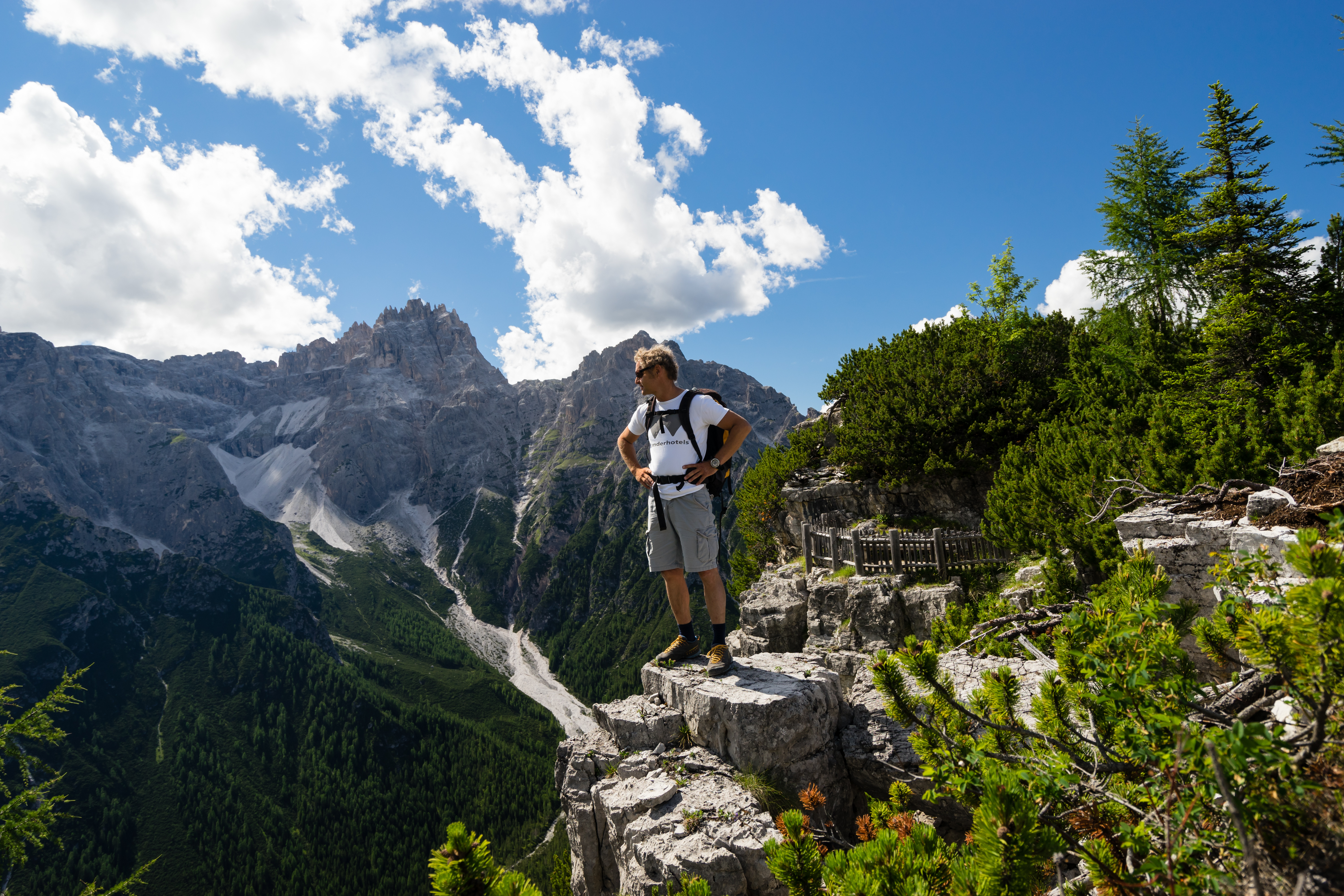 Walter Holzer auf den Rotwandköpfen