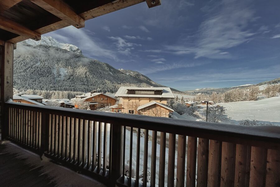 Zirbenappartement Sonnenuntergang