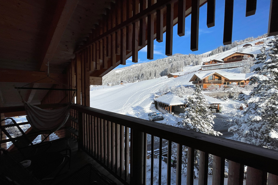 Zirbenappartement Sonnenuntergang