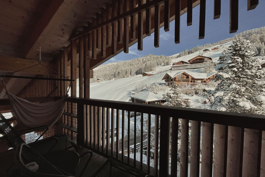 Zirbenappartement Sonnenuntergang