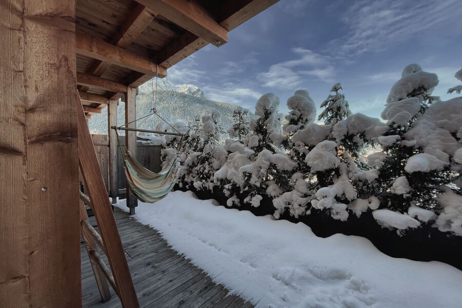 Zirbenappartement Sonnenuntergang