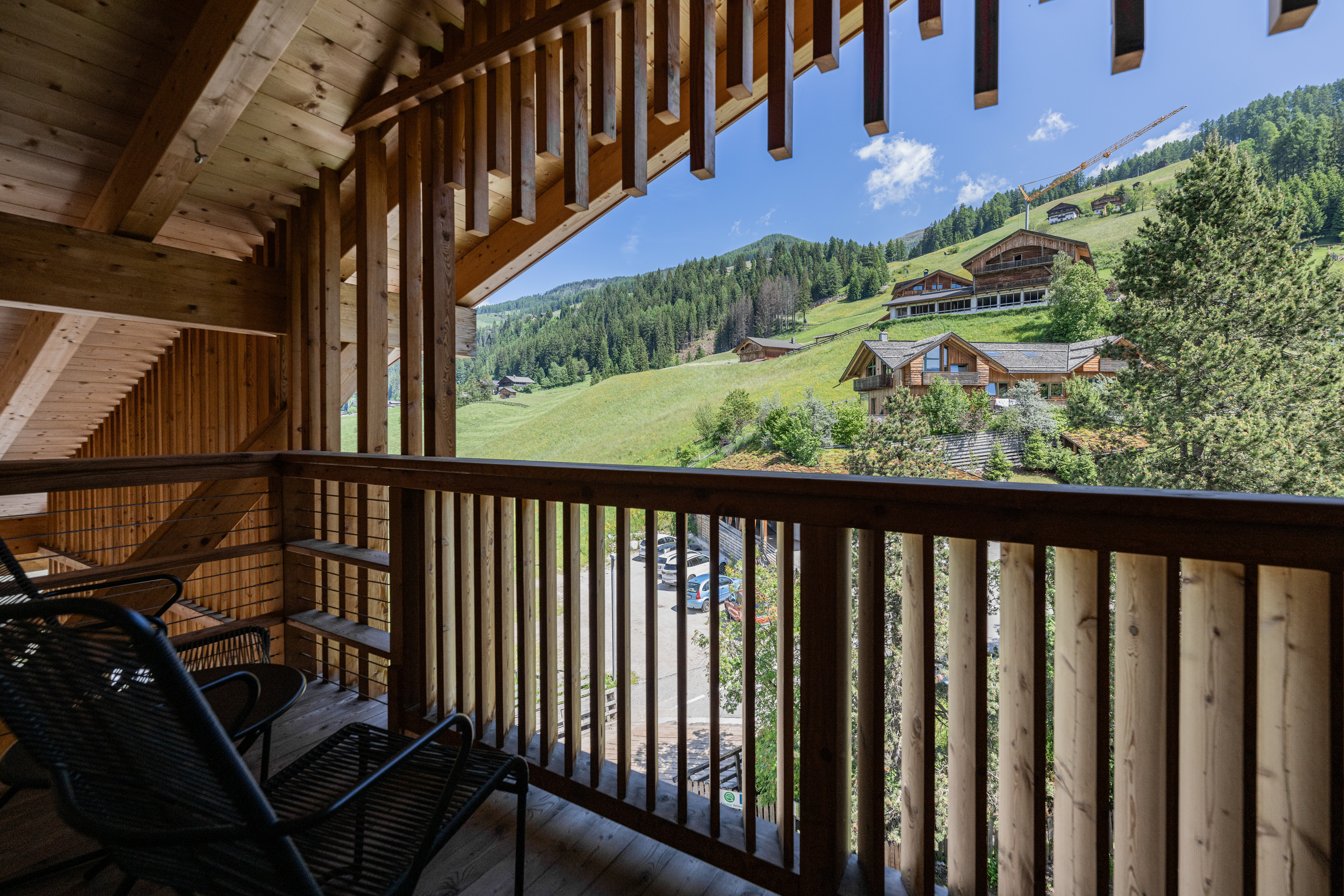 Zirbenappartement Sonnenuntergang