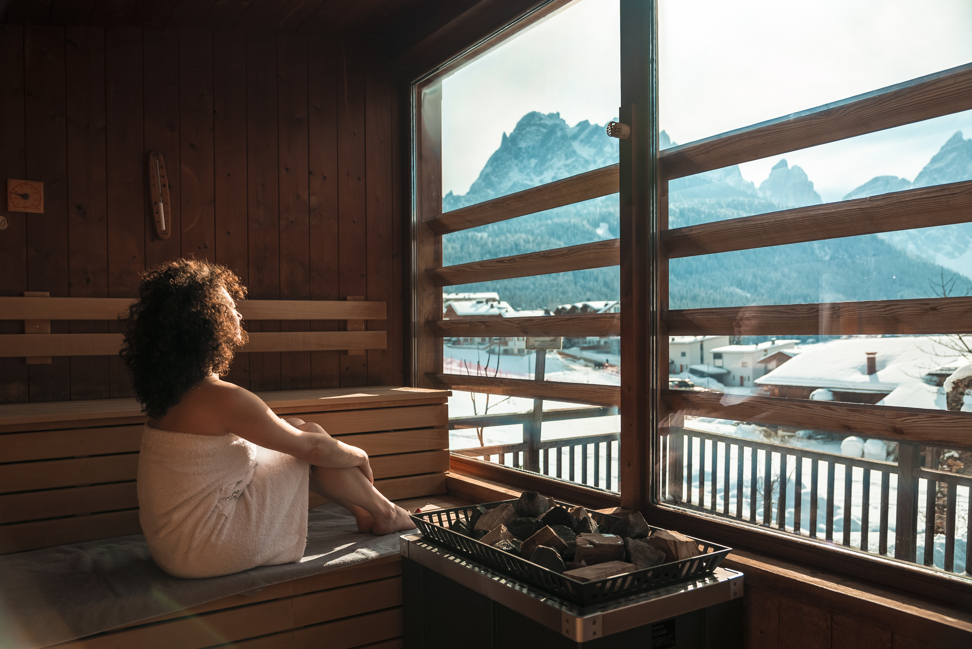 Sweating with a view