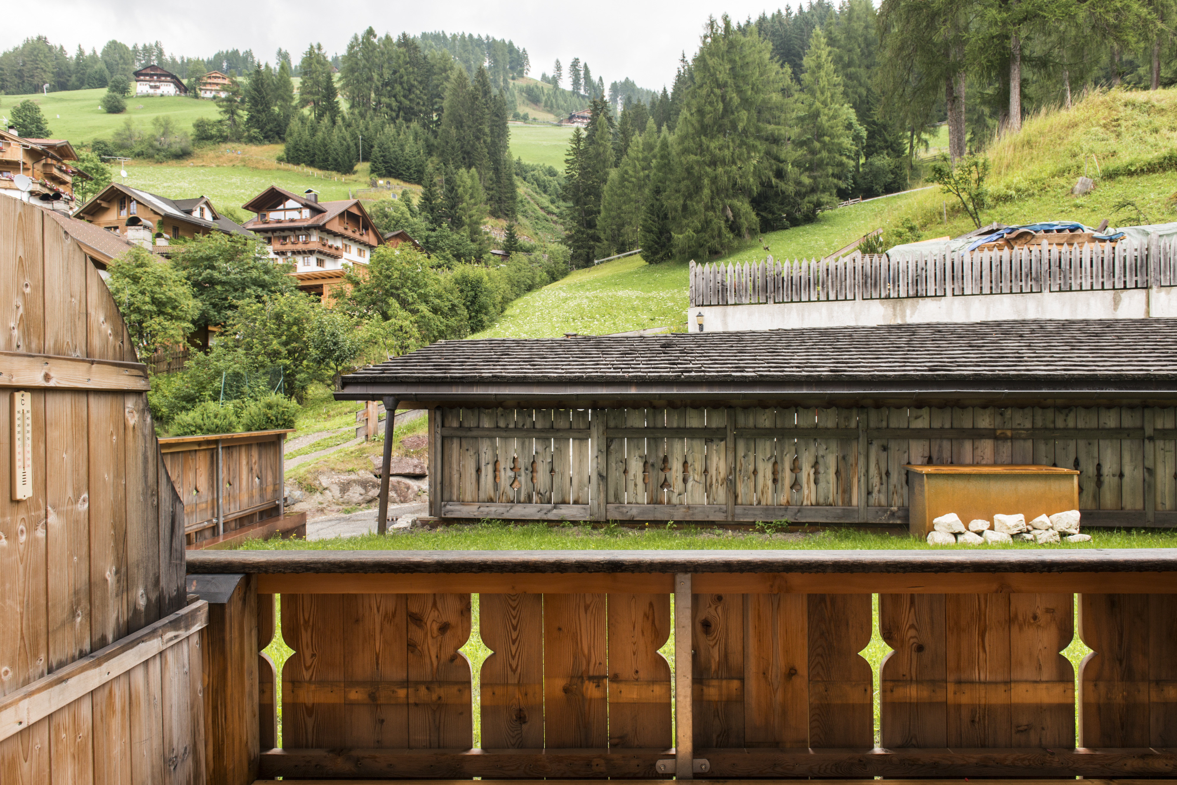 Ausblick vom Balkon Richtung Norden