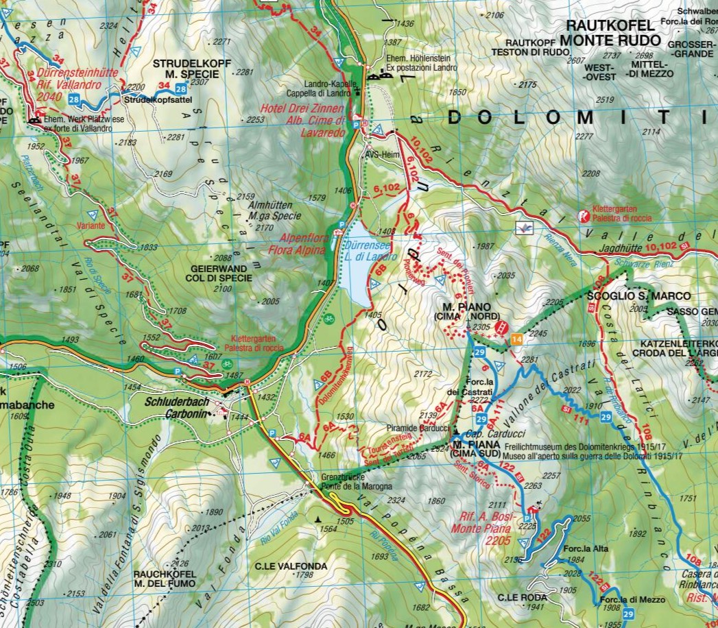 Ferrata Capitano Bilgeri - Monte Piano