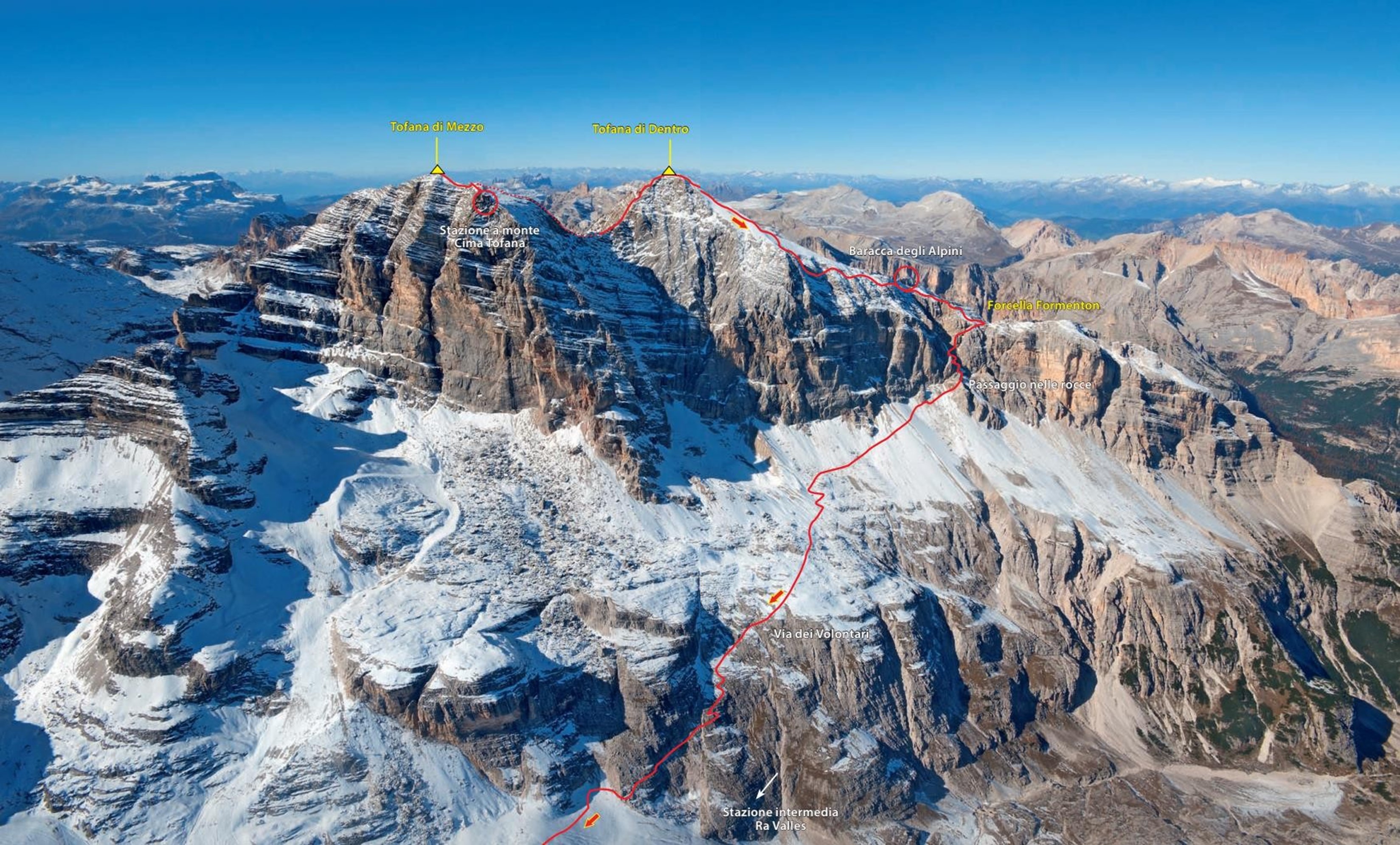 Via Ferrata Formenton - Tofana di Dentro