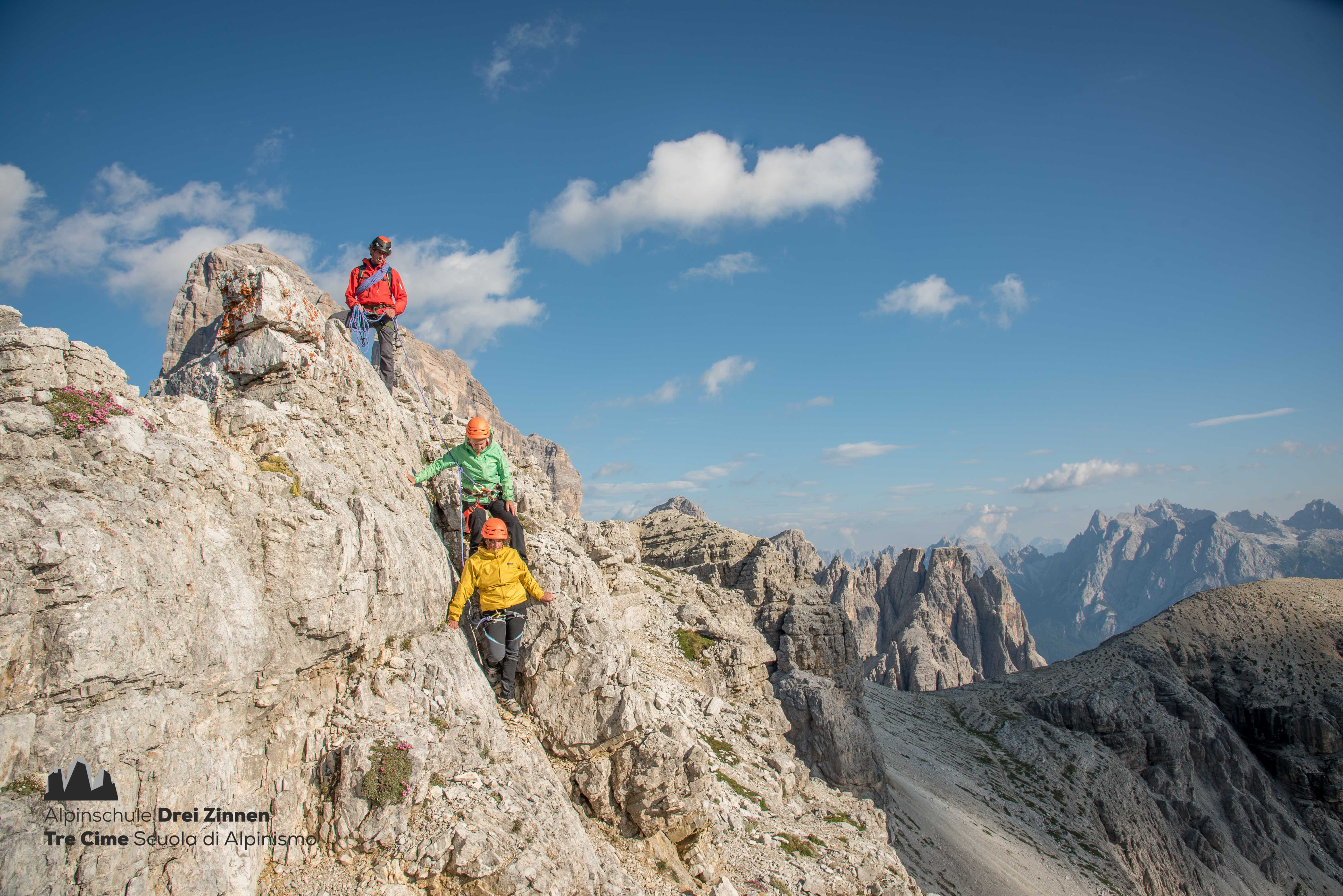 Tour guidata con la scuola d'alpinismo Tre Cime Sesto