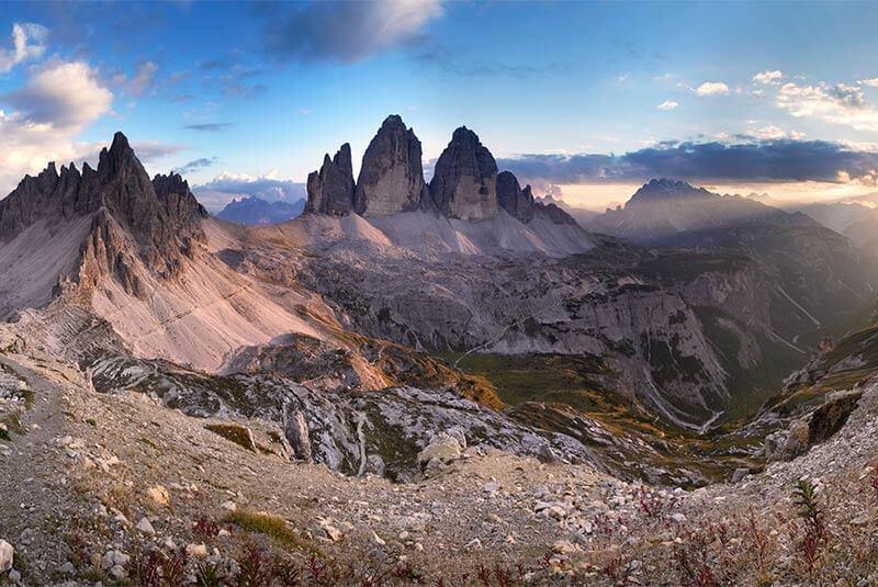 Le Tre Cime di Lavaredo nelle Dolomiti di Sesto