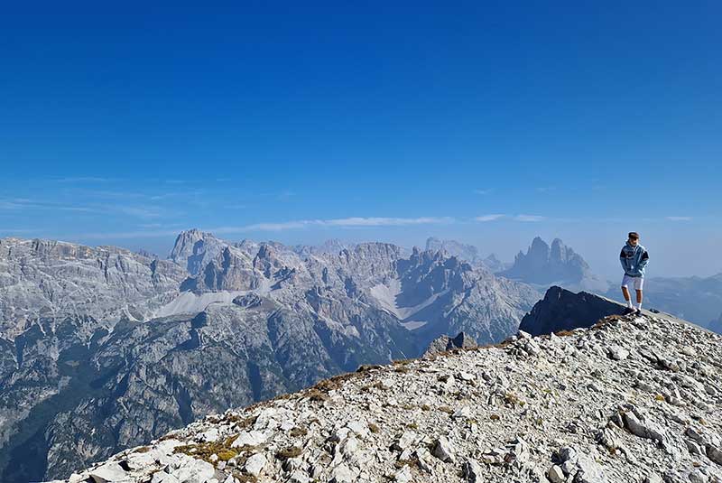 View of the summit from Picco di Vallandro